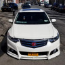 Вставка между клыками переднего бампера Modulo для Honda Accord (VIII gen)(2008-2013) купить недорого с доставкой в Люберцы
