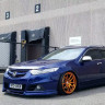 Вставка между клыками переднего бампера Modulo для Honda Accord (VIII gen)(2008-2013) купить недорого с доставкой в Люберцы