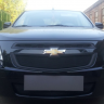 Защита радиатора "Standart" Chevrolet Cobalt (2013-н.в.) низ, чёрная купить недорого с доставкой в Люберцы