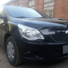 Защита радиатора "Standart" Chevrolet Cobalt (2013-н.в.) низ, чёрная купить недорого с доставкой в Люберцы
