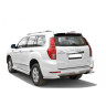 Защита заднего бампера «Уголки» (d63.5) Haval H9(Нерж. Сталь) купить недорого с доставкой в Люберцы