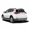 Защита порогов с алюминиевым листом (d63,5) для Toyota RAV4 рестайлинг, (2015-н.в.)(Окрашенное) купить недорого с доставкой в Люберцы