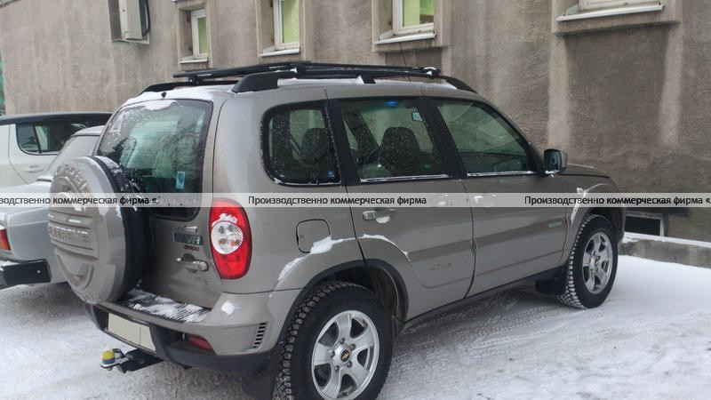 Платформа "Спринт" на B@3 2123 "Chevrolet Niv@" установка на штатные рейлинги купить недорого с доставкой в Люберцы