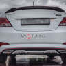 Лип-Спойлер "Zeus" для Hyundai Solaris (2010-2016) купить недорого с доставкой в Люберцы