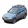 Багажник экспедиционный «Трофи» (на рейлинги) для B@3 2123 "Chevrolet Niv@" (С сеткой) купить недорого с доставкой в Люберцы