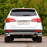 Защита заднего бампера двойная угловая d63/51мм (НПС) HAVAL H6 (2014-н.в.) купить недорого с доставкой в Люберцы
