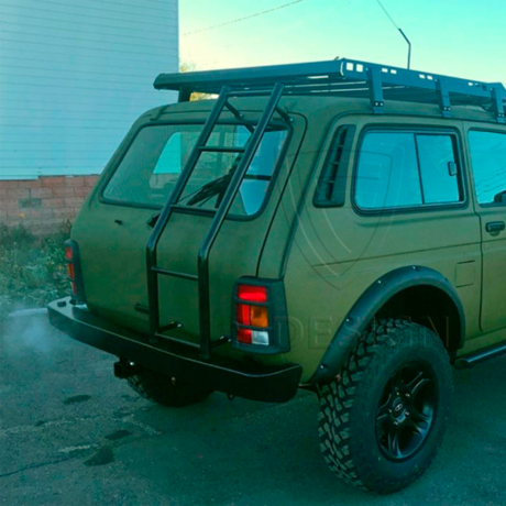 силовой задний бампер f-design fd 2.0 для L@DA 4x4 (окраска 3-х слойная) купить недорого с доставкой в Люберцы