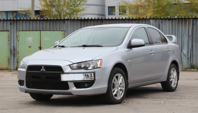 Рамка под номер на передний бампер для Mitsubishi Lancer X (2007-2016) купить недорого с доставкой в Люберцы