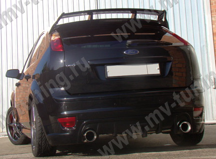 Спойлер неокрашенный (стоп-сигнал в к-т не входит) "RS" для Ford Focus 2 3-5D (2004-2011) купить недорого с доставкой в Люберцы