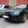 Решетка радиатора "Сетка" для Mazda 3, хэтчбэк (2003-2009) купить недорого с доставкой в Люберцы