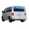 Защита заднего бампера «Уголки двойные» (d63,5) для Volkswagen Transporter T5 (2009-2015)(Окрашенное) купить недорого с доставкой в Люберцы