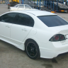 Лип спойлер для Honda Civic 4D (2006-2012) купить недорого с доставкой в Люберцы