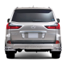 Защита заднего бампера двойная угловая d63/51мм (НПС) LEXUS 450D (2015-н.в.) купить недорого с доставкой в Люберцы