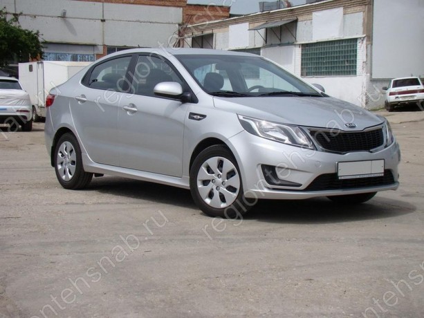 Накладки на пороги для Kia Rio (2010-н.в.) купить недорого с доставкой в Люберцы