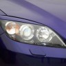 Накладки на фары (реснички) короткие var №1 для Mazda 3 Hatchback (2004-2009) купить недорого с доставкой в Люберцы