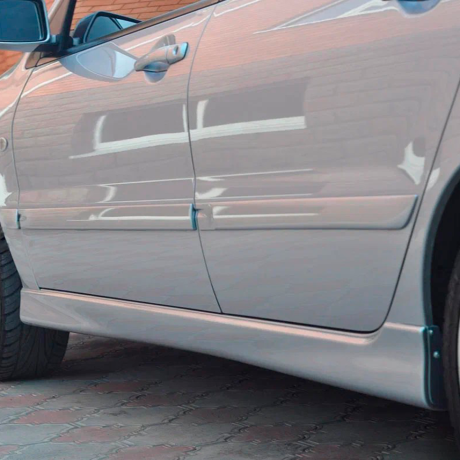 Накладки на пороги "2.0L" для Mitsubishi Lancer 9 (2003-2009) купить недорого с доставкой в Люберцы