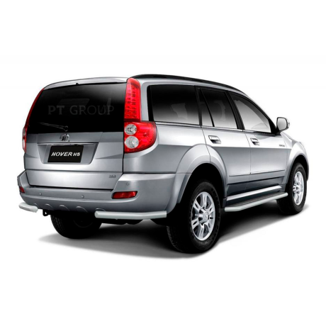 Защита заднего бампера угловая d63мм ИСКРА (ППК) GREAT WALL Hover H5 (2011-н.в.) купить недорого с доставкой в Люберцы