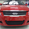 Защита радиатора "Standart" Chery M11 (2010-2016) чёрная купить недорого с доставкой в Люберцы