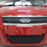 Защита радиатора "Standart" Chery M11 (2010-2016) чёрная купить недорого с доставкой в Люберцы